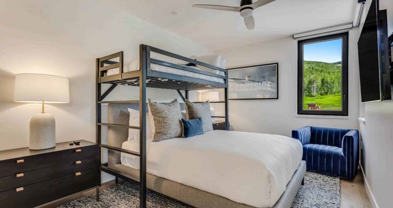 Bedding varies between units to suit most families. Photo: East West Snowmass - image_5